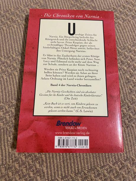 Die chroniken von narnia prinz kaspian von narn,
