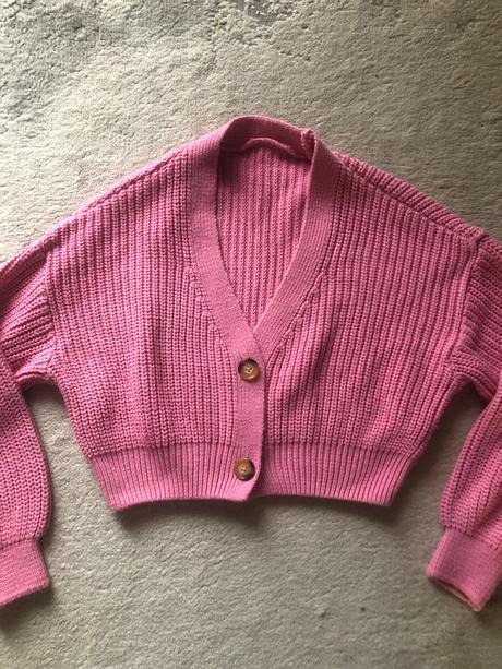 Ružový svetrik, s
