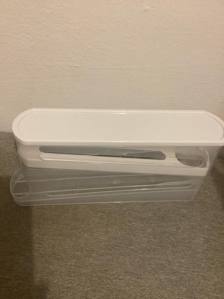 Priehľadný automatický rolovací držiak na vajcia,