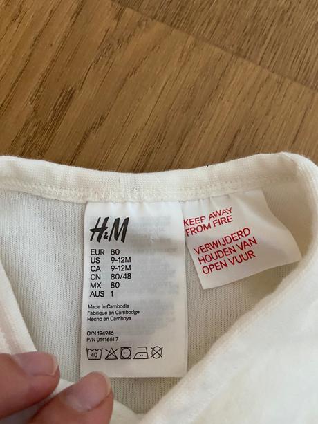 Teplý overal, h&m,80