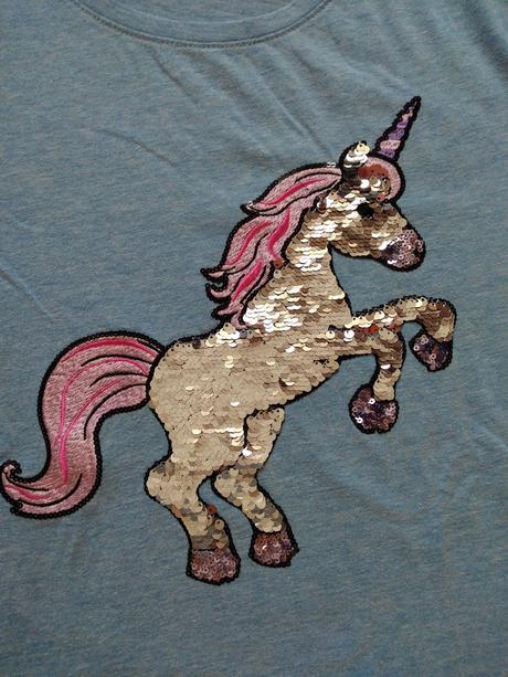 Flitrové tričko s jednorožcom (inz.č.30), xl