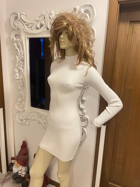 Vrubkovane saty missqued, xs