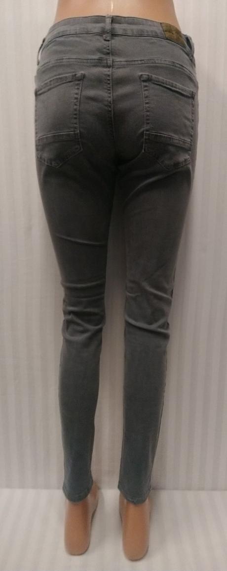 Dámske sivé elastické nohavice, ilaly, m/l, l