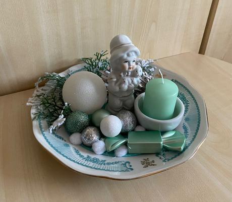Vianočná dekorácia na stôl,