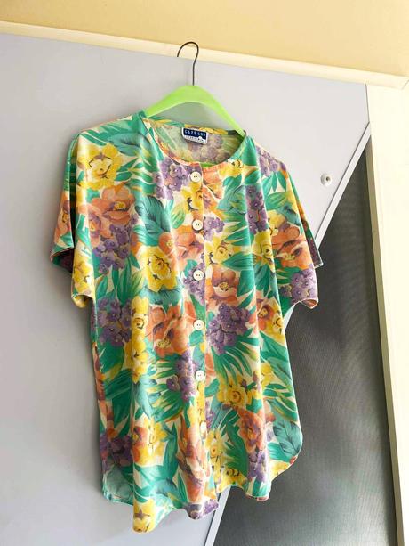 Kvetované tričko, xl
