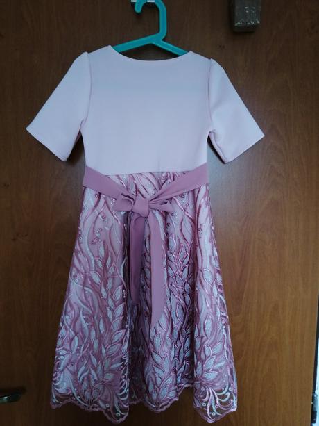 Príležitostné šaty mama a dcéra s bolerkom 122/128, 122