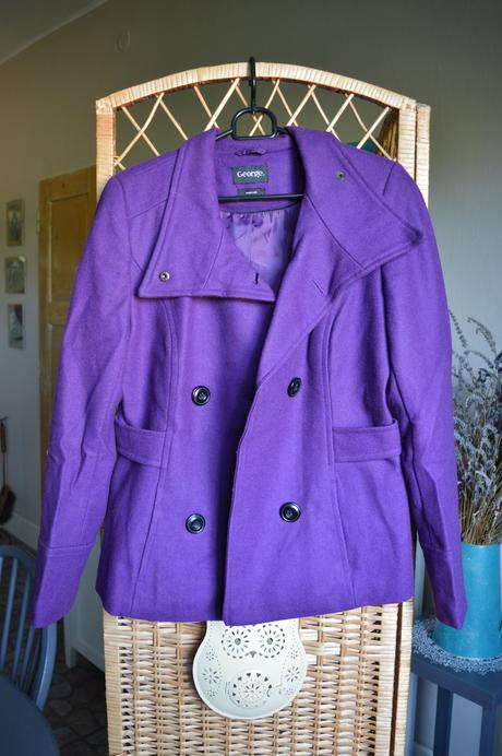 Fialový kabát, george,38