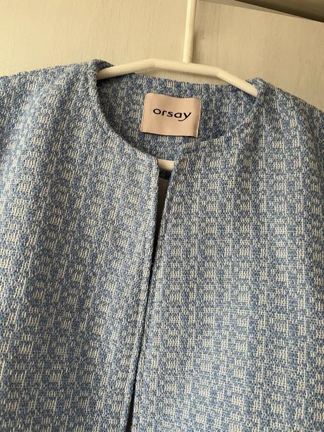 Modrý blejzer/ modré sako/ kostýmové sako modré, orsay,34