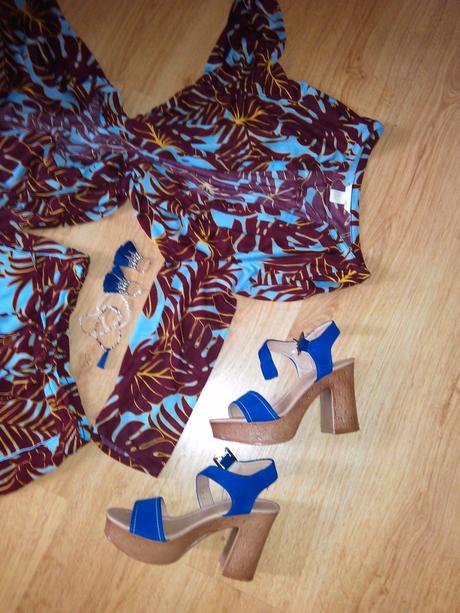 Sandálky ccc kráľovska modrá farba, 39