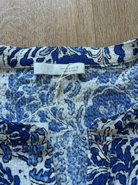 Vzorované midi šaty zara, zara,s