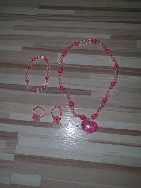 Náhrdelník+nàramok+2x prsteň, 