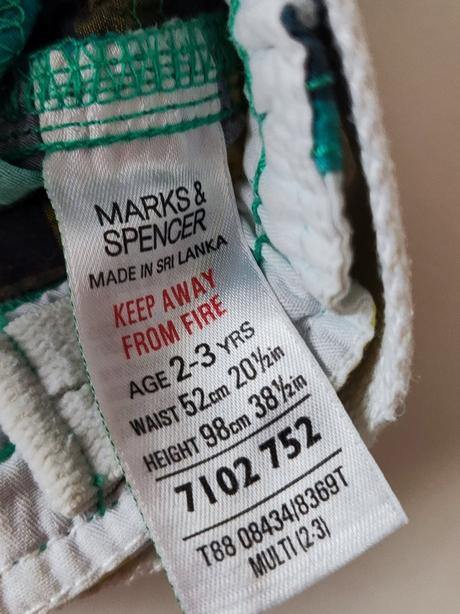 Šortky, marks & spencer,98
