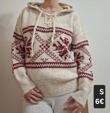 Pletený sveter, s