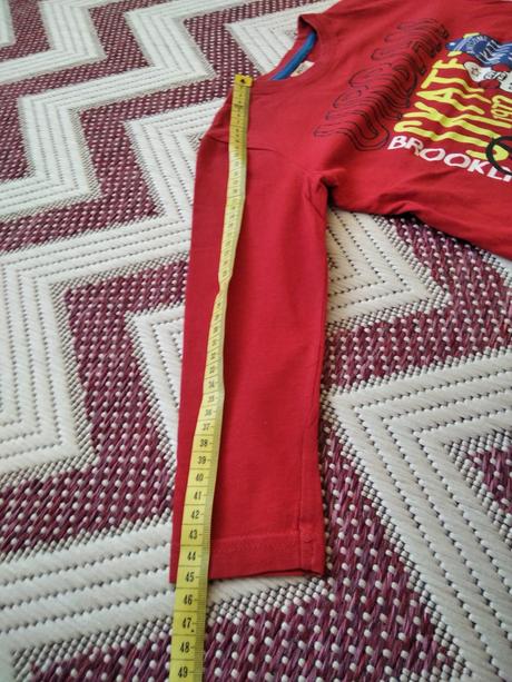 Červené tričko so skateboardom, pepco,110