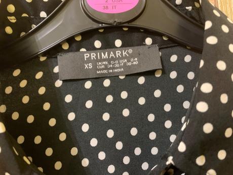 Bodkovaná blúzka, primark,xs