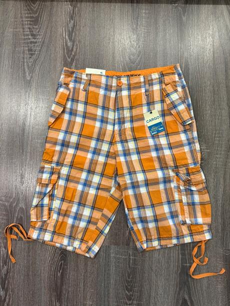 Cargo denim panske kratasy č.m - pc 25 eur, 34