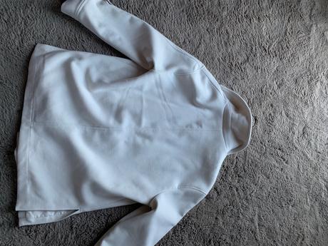 Oversize kremovy kabatik, h&m,xs