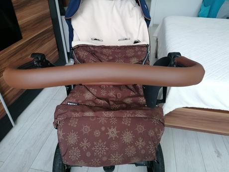 Koženkový poťah na rukoväť kočíka bebetto luca, bebetto luca 2018