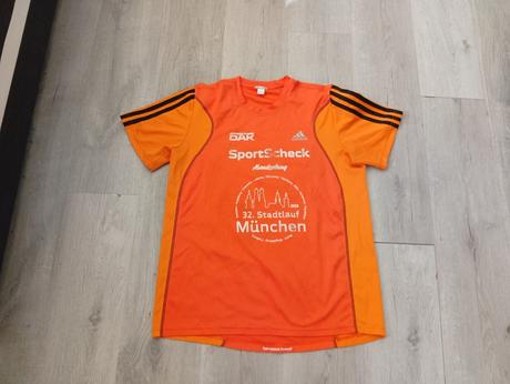 Oranžové tričko adidas m/l, adidas,m