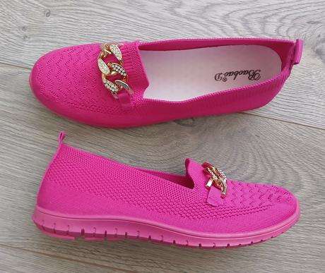 Ruzove a cierne mokasiny, 36 - 41