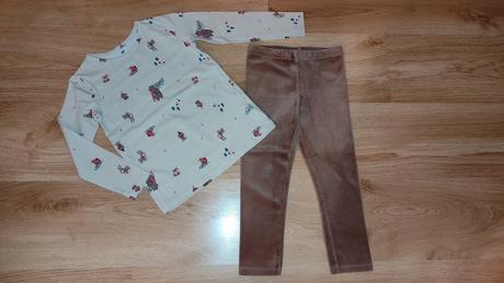 Set do škôlky top stav, h&m,116