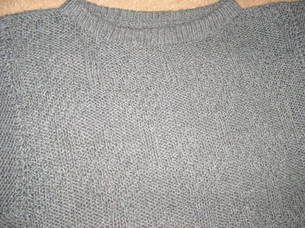 1227. sivý pulóver, l