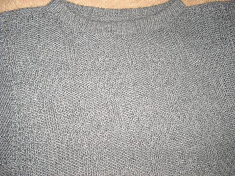 1227. sivý pulóver, l