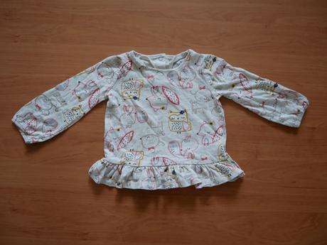 Sovičkové tričko s volánikom, f&f,86