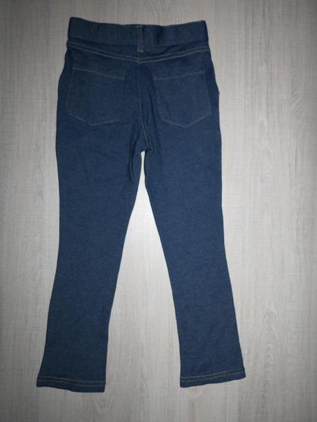 Leginové nohavice riflového vzhľadu, 116