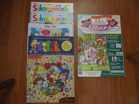 Detské časopisy - šikovníček,fifík, lienka, adamko, 