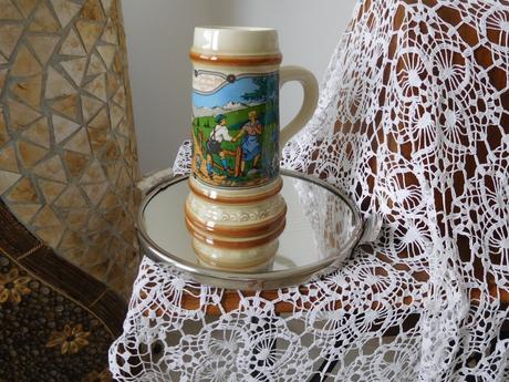 Korbel-keramika v ľudovom motíve,, 