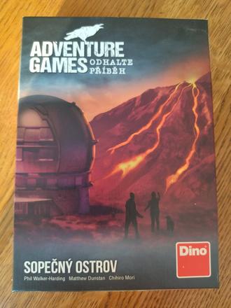 Párty hra dino adventure games sopečný ostrov, 