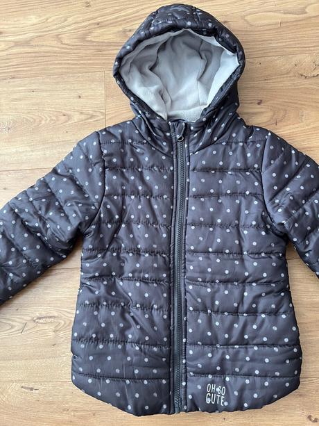 Zimna bunda 116 - super stav, lupilu,116
