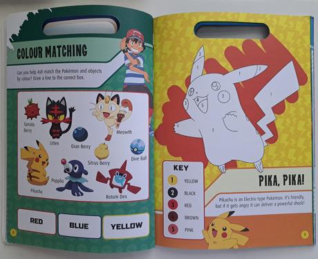 Knižka "pokémon" s aktivitami a nálepkami, 