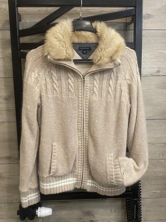 Tommy hilfiger hrubý podšity sveter /bunda, tommy hilfiger,l