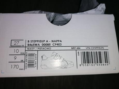 Modré topánočky, geox,27