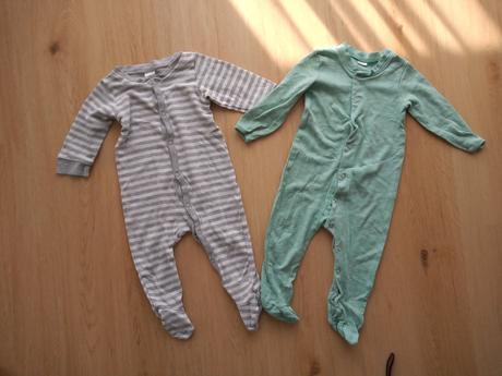 Overalové pyžamká, h&m,68