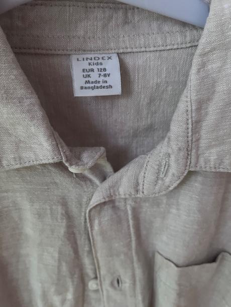 Ľanová košeľa lindex, lindex,128