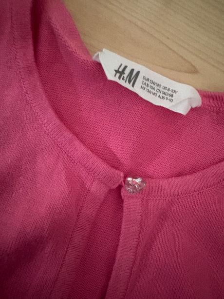 Bolerko tm.ružové 8-10 rokov, h&m,140