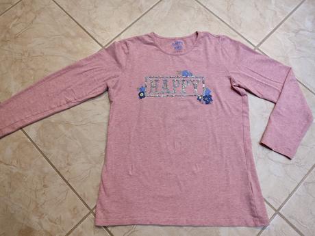 Tričko s premieňacími flitrami happy, tchibo,146