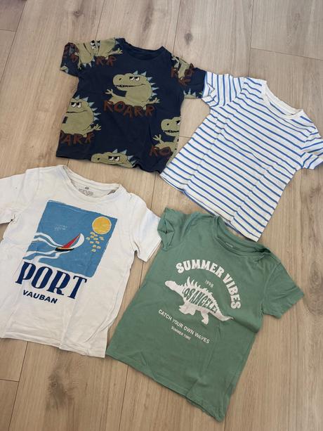 4ks trička h&m, h&m,110