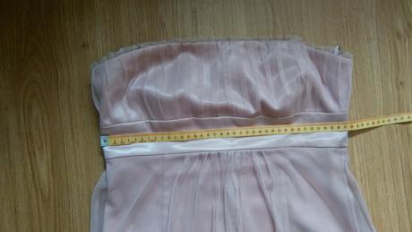 Krásne púdrové šaty 36/38, m