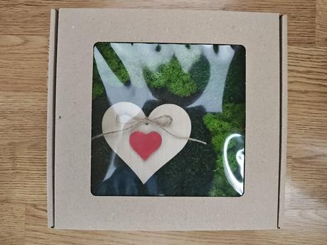 Machový obraz ako jedinečný darček pre mamičku, 