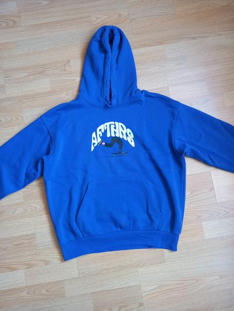 Modrá mikina cropp, m