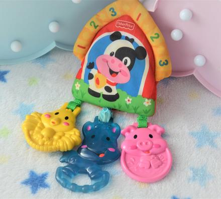 Hrkálka na kočík alebo autosedačku-fisher price,