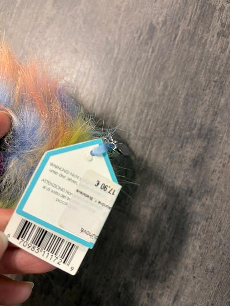 Jellycat - kľučenka farebná dúhová, 