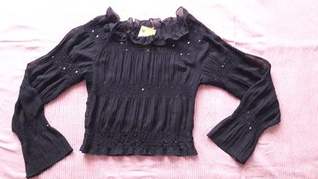 Čierny top xxs-xs, xs