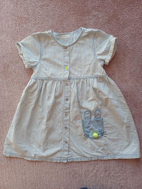 Riflové šaty, next,98