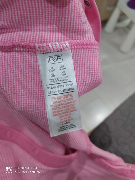 Pyžamko/overal na spanie, f&f,80