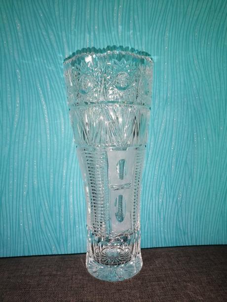 Sviatočná krištáľová váza cm, 